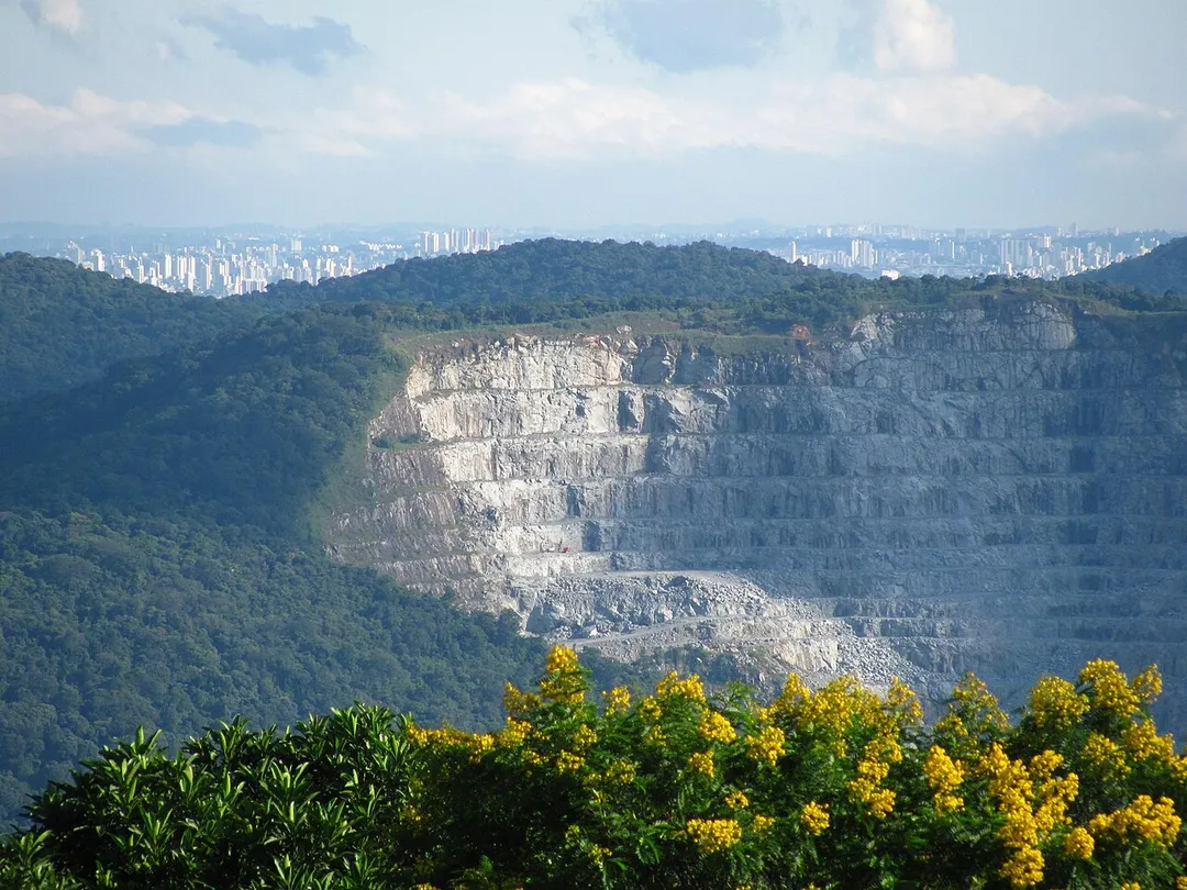 São paulo vista do pico do olho d'água
