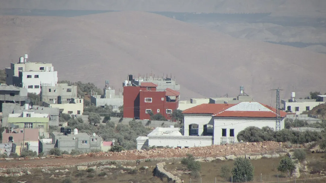 Majdal Bani Fadil from the west
