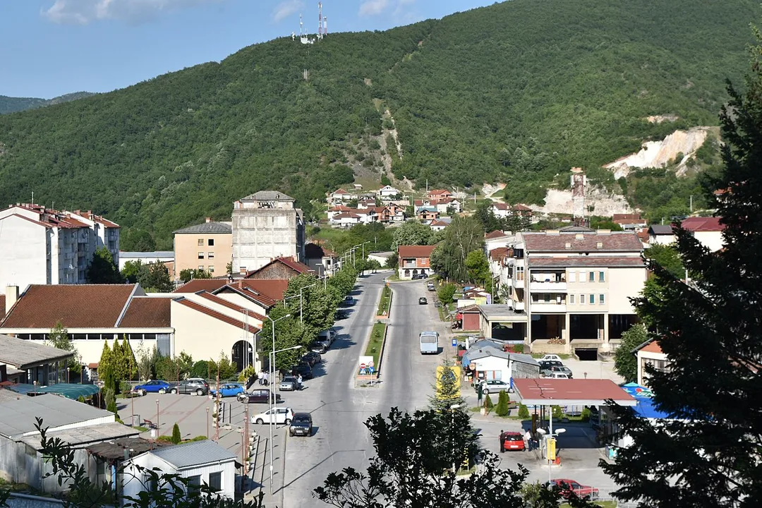 The main road of Makedonski Brod