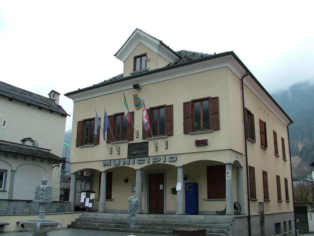 Malesco, Piemont, Italien, Municipio, das Rathaus