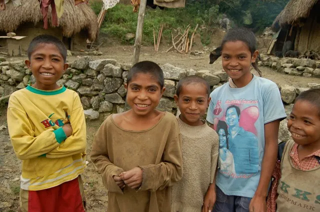 Warm Smiles from the Cold Mountains of Maliana. Boys in Timor-Leste
