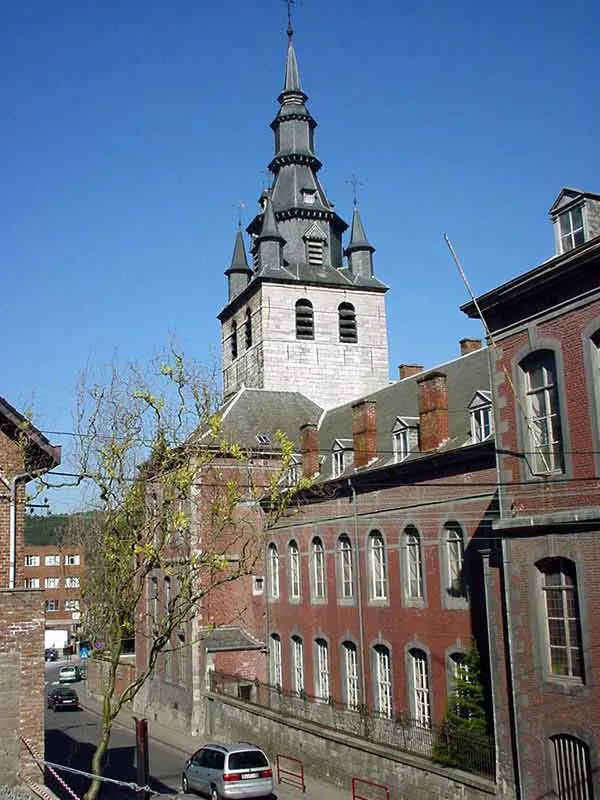 The church bell of the old abbatial church in Malonne.