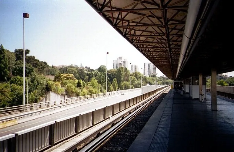 Station "Malpassé" de la ligne 1 du métro de Marseille.