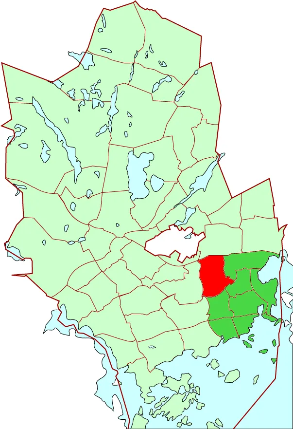 Mankkaa/Mankans district in Espoo city, Finland