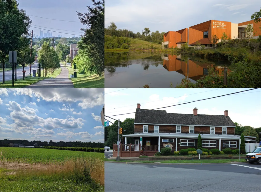 Collage of locations in Mantua NJ