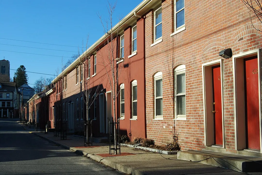 Manville, Rhode Island, mill worker housing