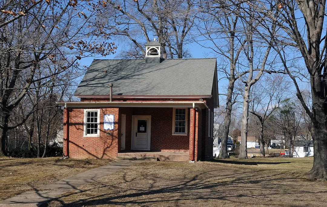 Also known as the Little Red Schoolhous; Maple Shade, Burlington County, NJ; built in 1811.