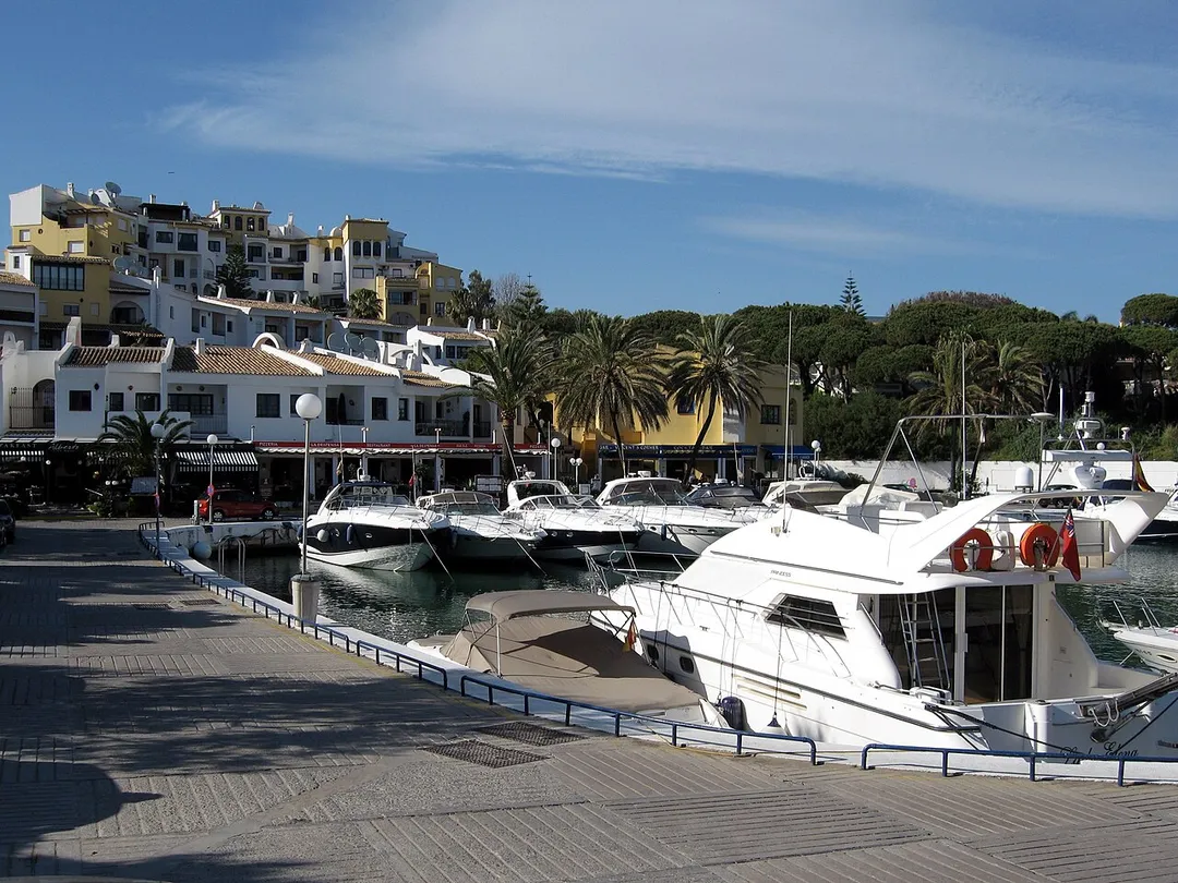 Hafen von Cabopino, Ortsteil von Marbella, Provinz Málaga, Andalusien, Spanien