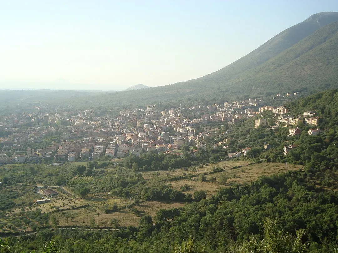 General view of Marcellina in Lazio, Italy