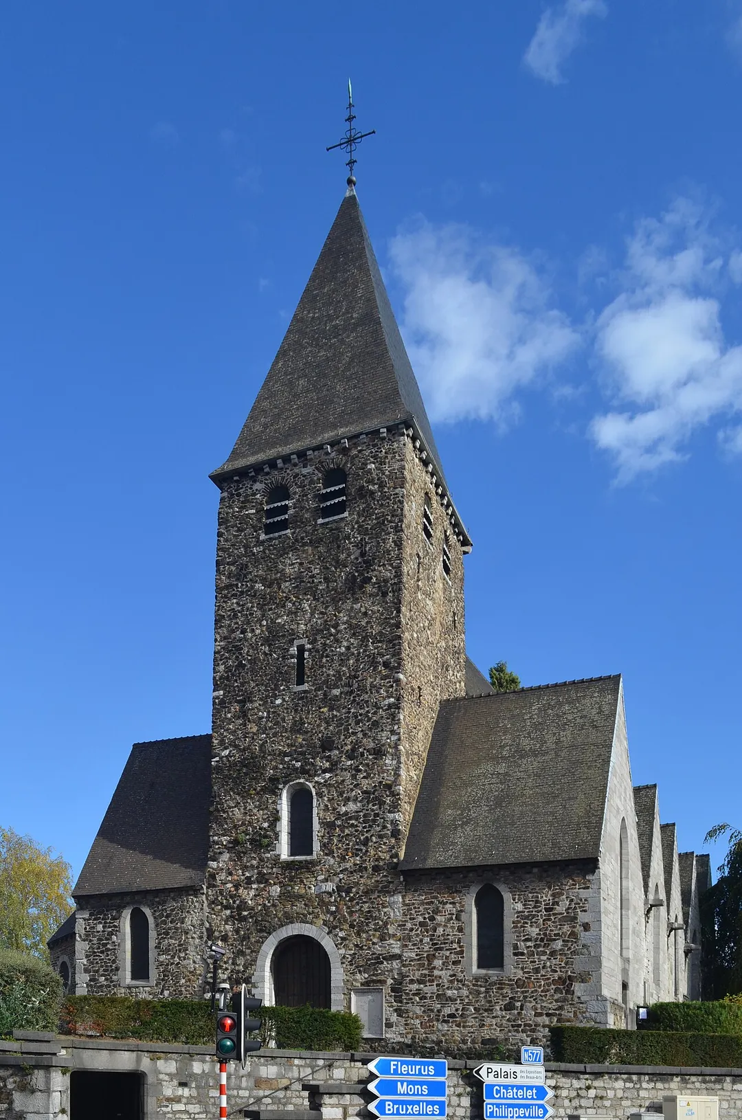 Marcinelle - (Charleroi - Belgique) - Église Saint-Martin.