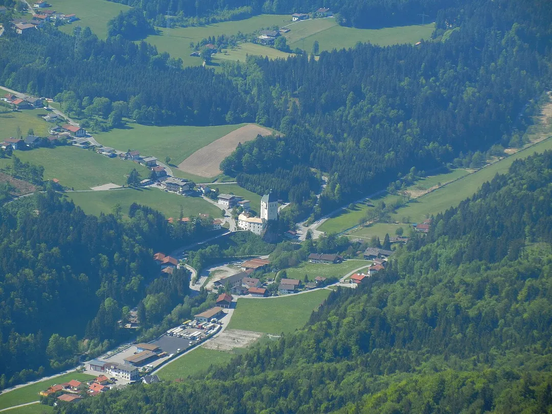 The town of Mariastein, Tyrol, Austria