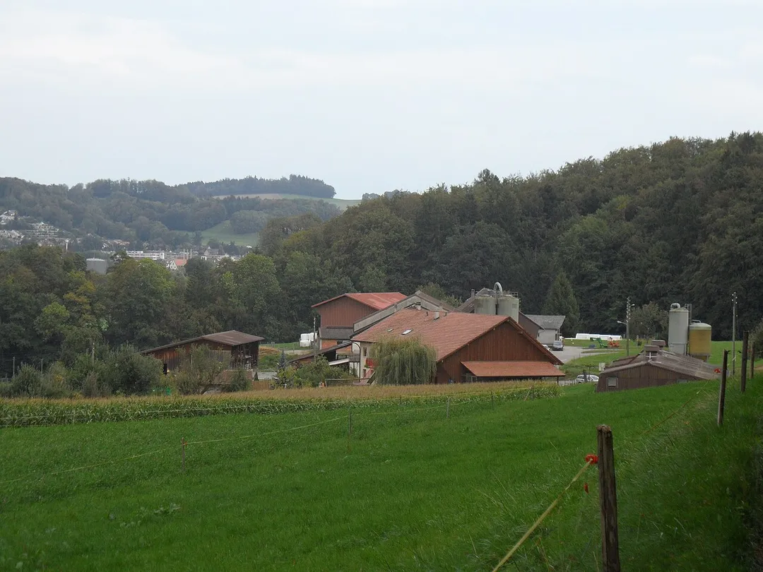 Hameau de Chésalles à Marly, canton de Fribourg en Suisse.