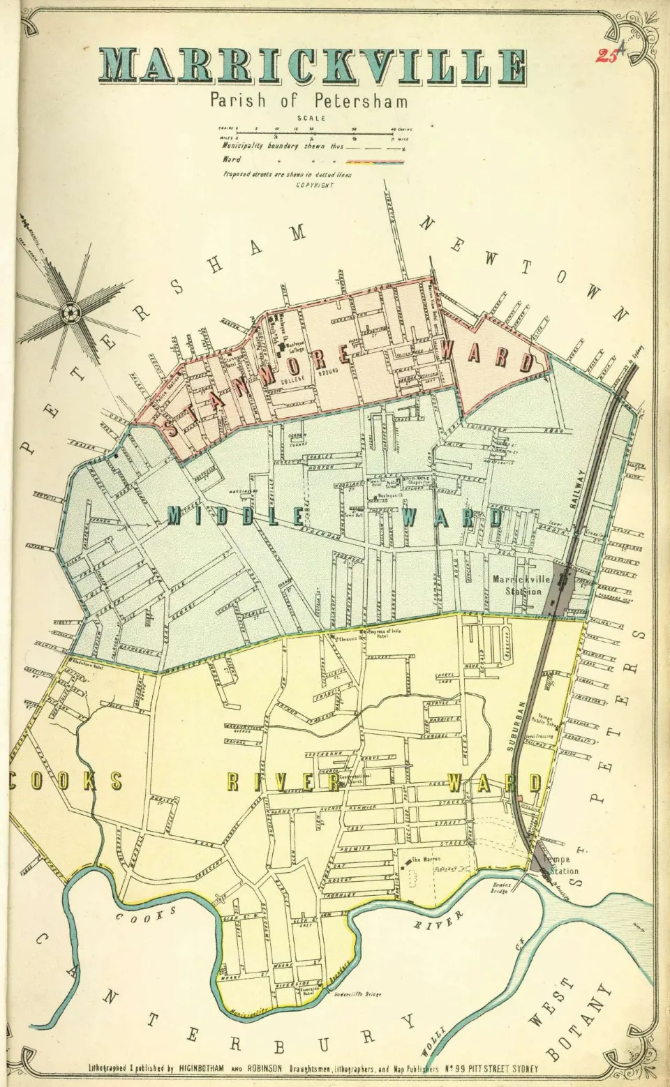 Map of Marrickville, New South Wales (1886-1888)