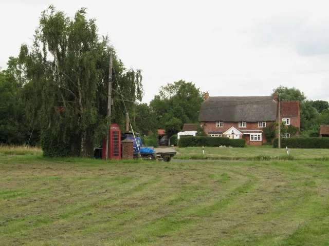 The village green, Marston, Wiltshire