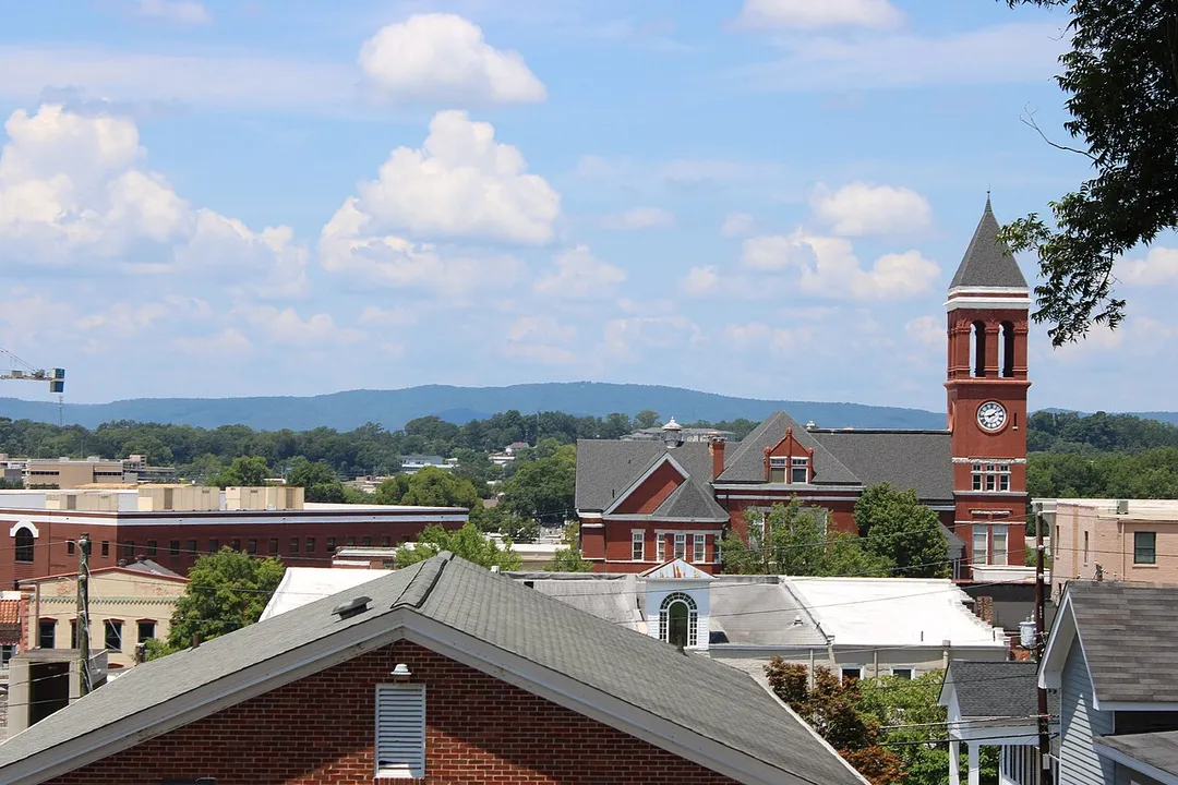 Skyline of Rome, Georgia, USA