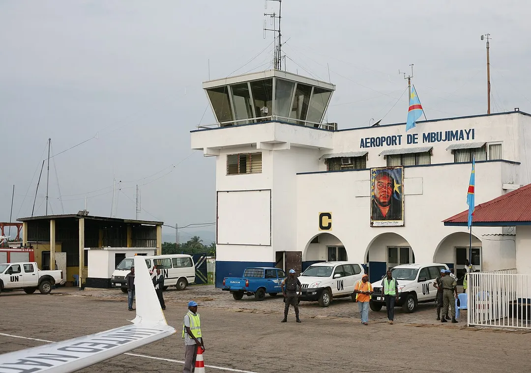 DSRSG Sarassoro’s Mission to Mbuji Mayi. Mbuji-Mayi Airport.
