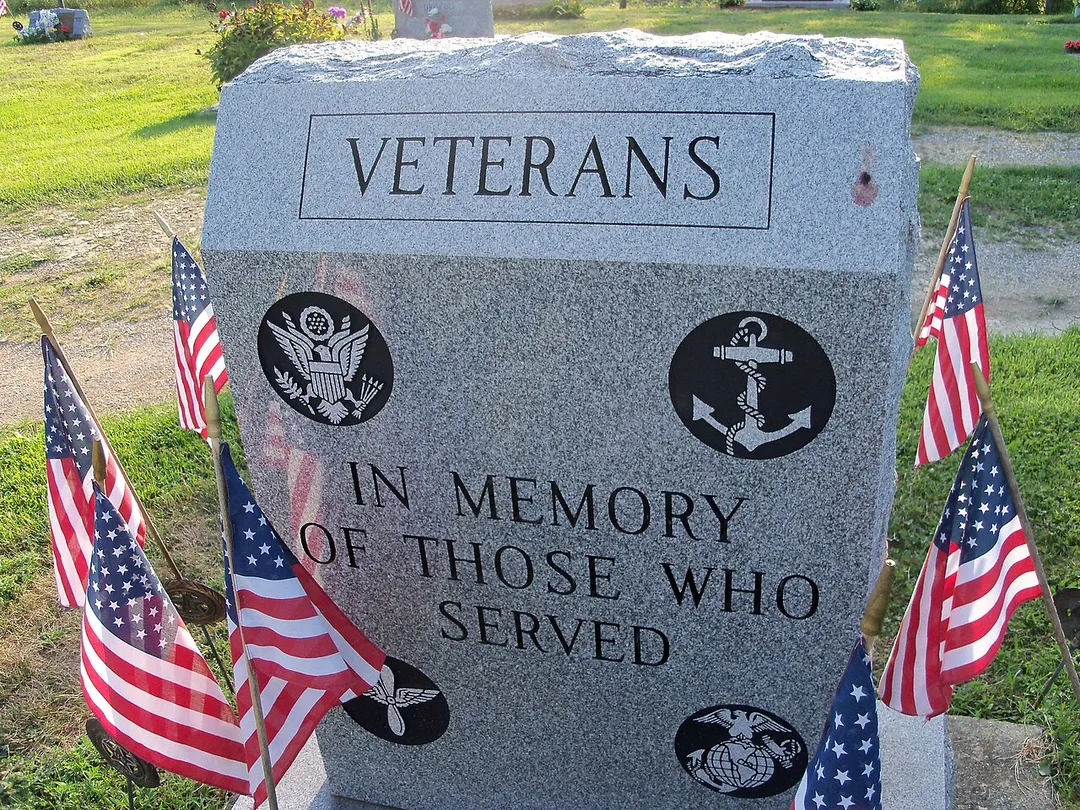 Veterans Memorial in Mechanicstown, Ohio.