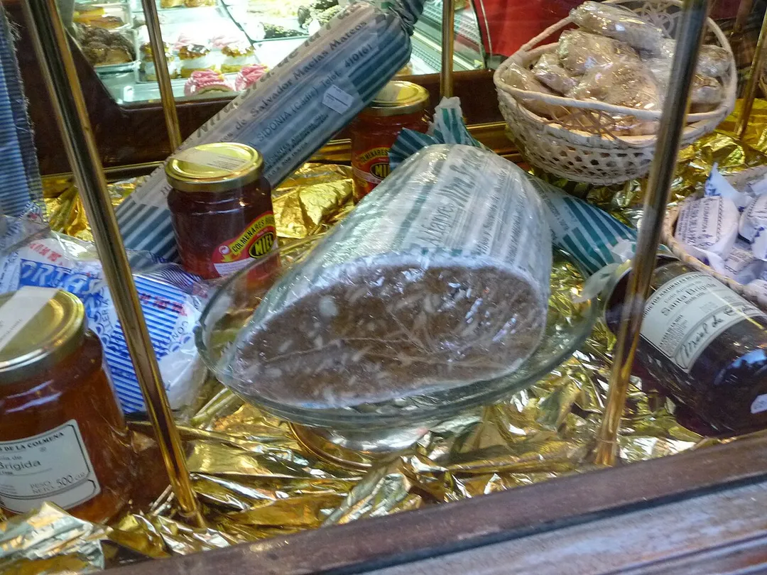 Large size Alfajor, Andalusian Christmas pastry (Spanish). Medina Sidonia
