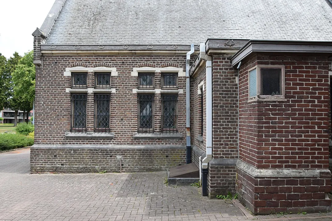 Vue de Meeuwen, dans le commune d'Oudsbergen (Limbourg belge).