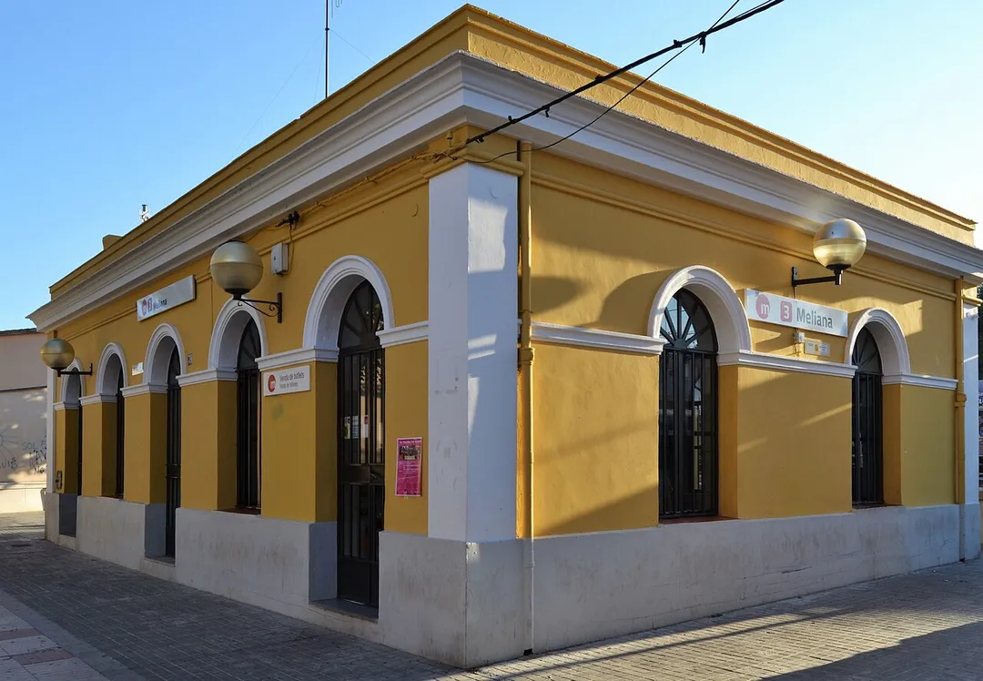 Estació de metro de Meliana.