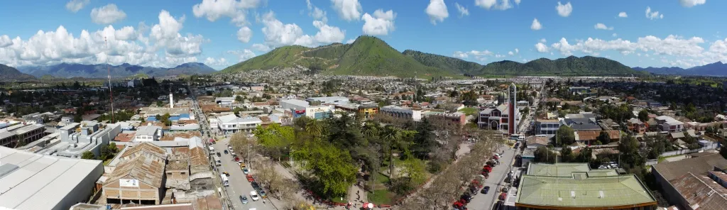 Panoramica tomada desde el Mall de Melipilla
