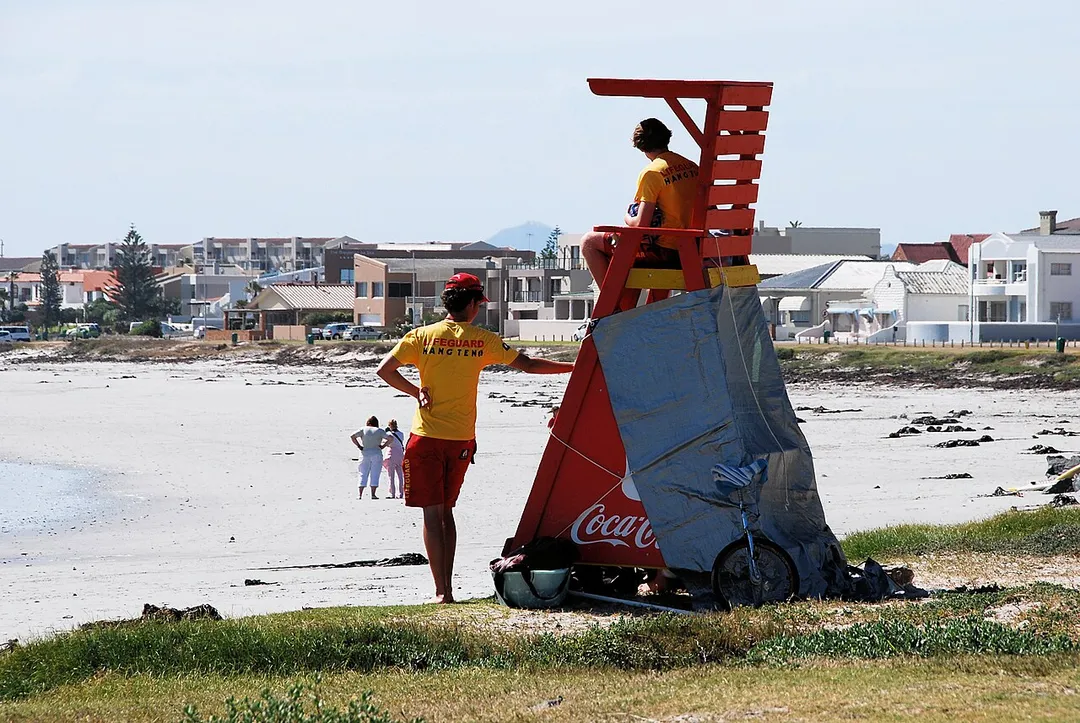 Lifeguards in Melkbosstrand, South Africa