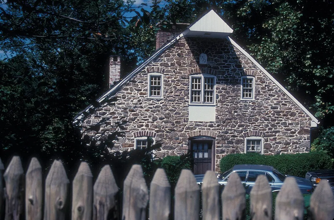 OLD GRIST MILL WHICH SUPPLIED GRIST TO WASHINGTON’S TROOPS;  CIRCA 1742; ALSO IN THE DISTRICT ARE JOHN RALSTON'S MANOR HOUSE AND THE 1892-19412 POST OFFICE