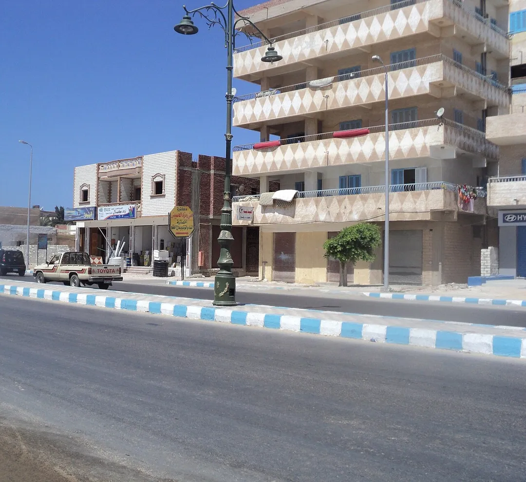 The Egyptian city of Mersa Matruh.