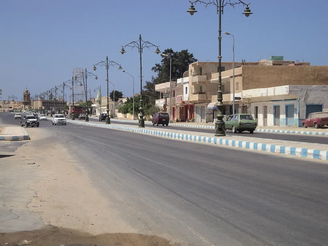 The Egyptian city of Mersa Matruh.