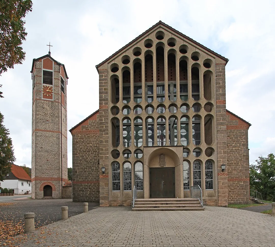 Church of Holy Cross in Merzalben.