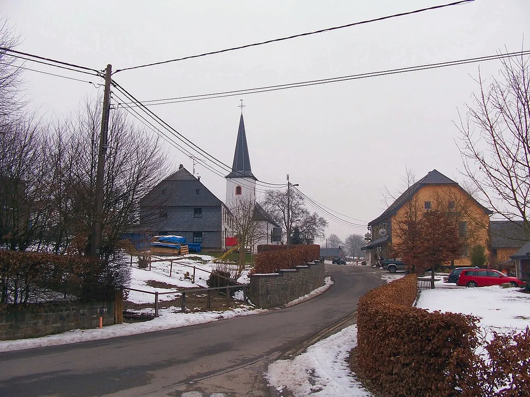 Het centrum van Herresbach.