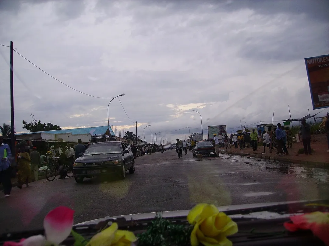Avenue à Kananga