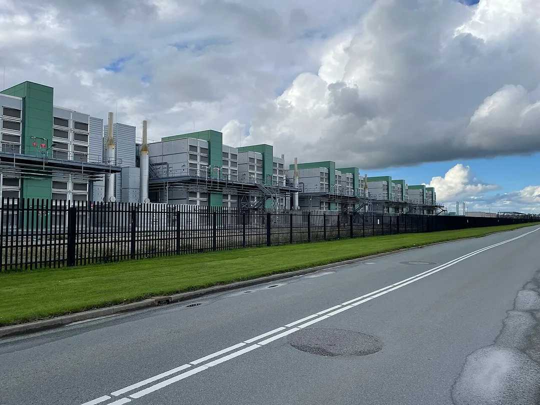Microsoft Data Center in Middenmeer, the Netherlands in 2023
