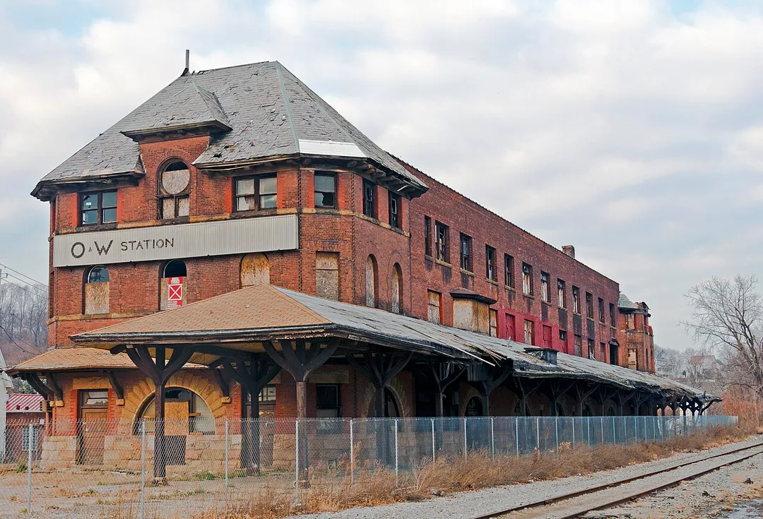 Former New York, Ontario &amp; Western Railway Company Middletown Station, Middletown, NY, USA