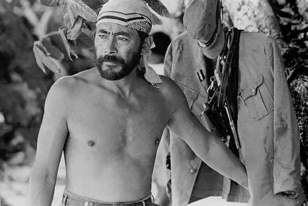 Toshiro Mifune wearing bandana.