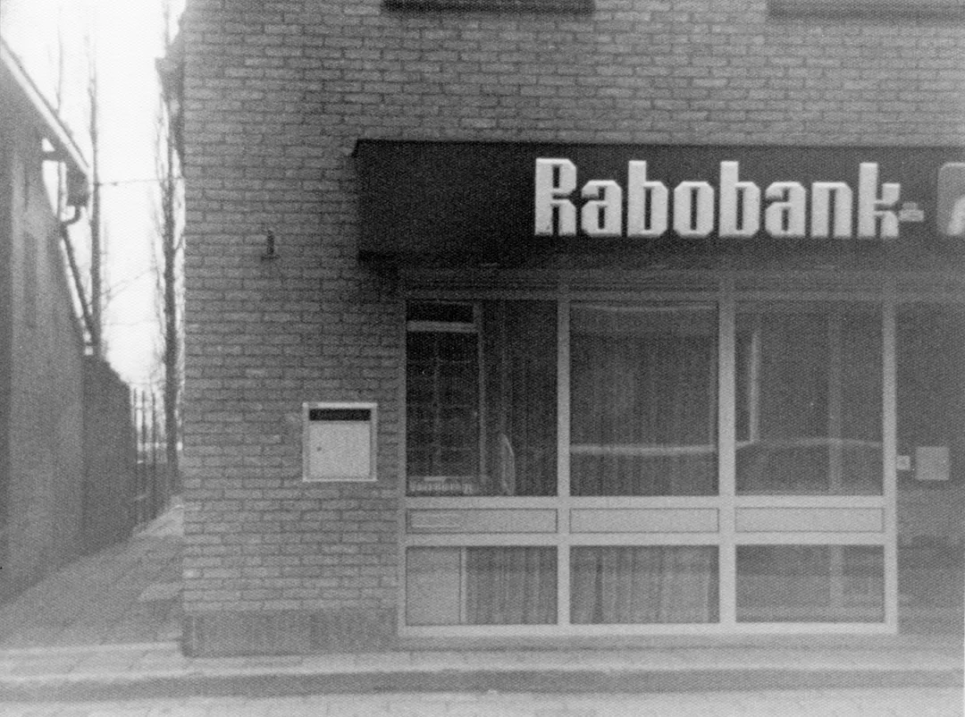 Rabobank in Mijnsheerenland, eind jaren '70