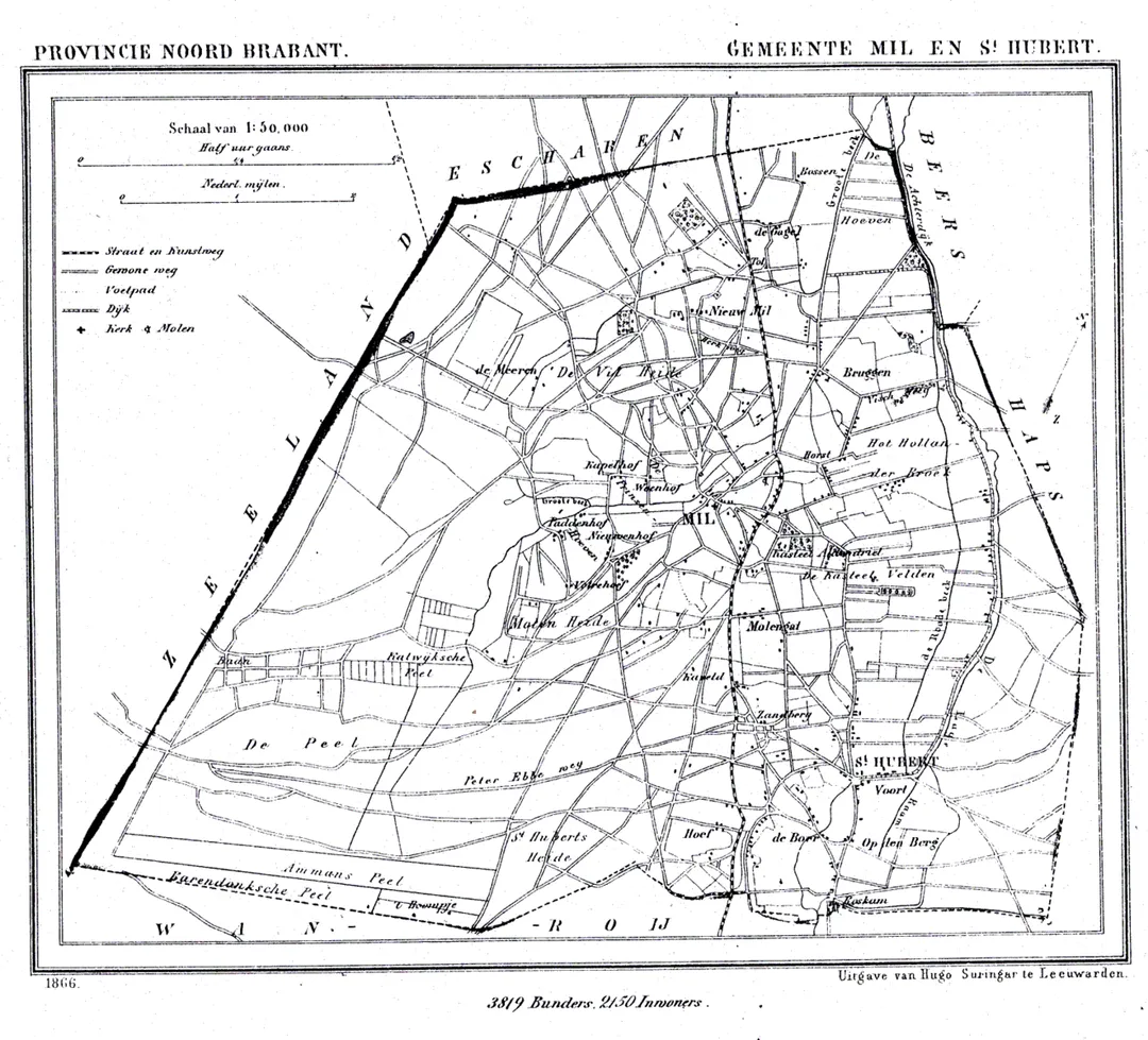 Nederland, Noord-Brabant, Gemeente Mill