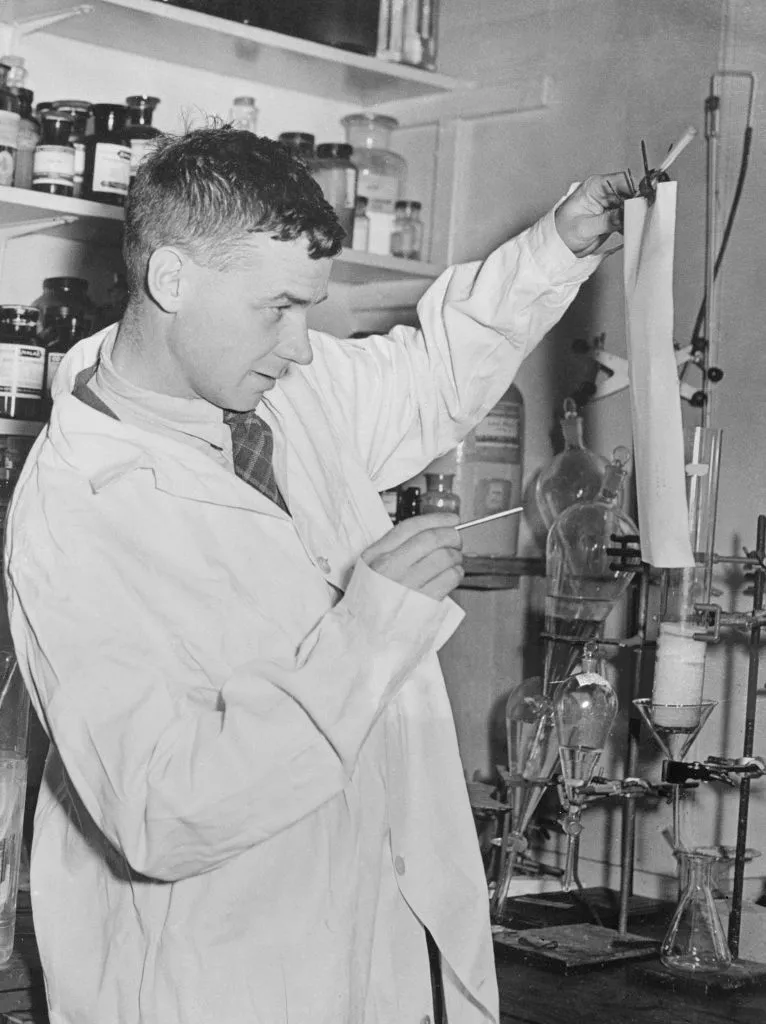 1952 Press Photo Dr. Richard L.M. Synge: Nobel Prize Chemistry 1952 - KSB00649