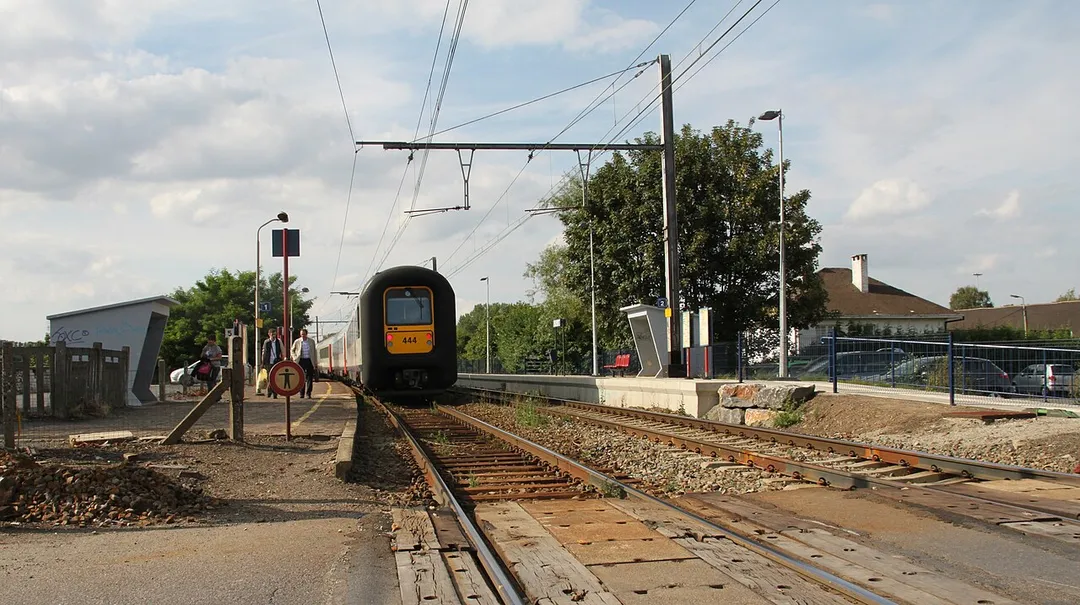 Station Milmort in augustus 2010.