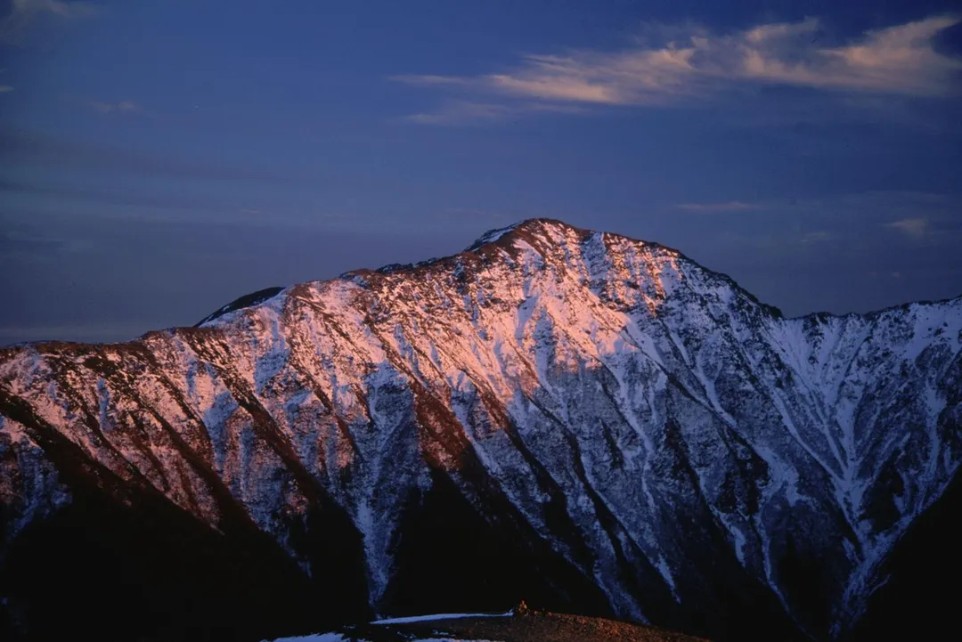 Mount Warusawa, viewed from Mount Ogochi — in the Arakawa Mountains, Japan.