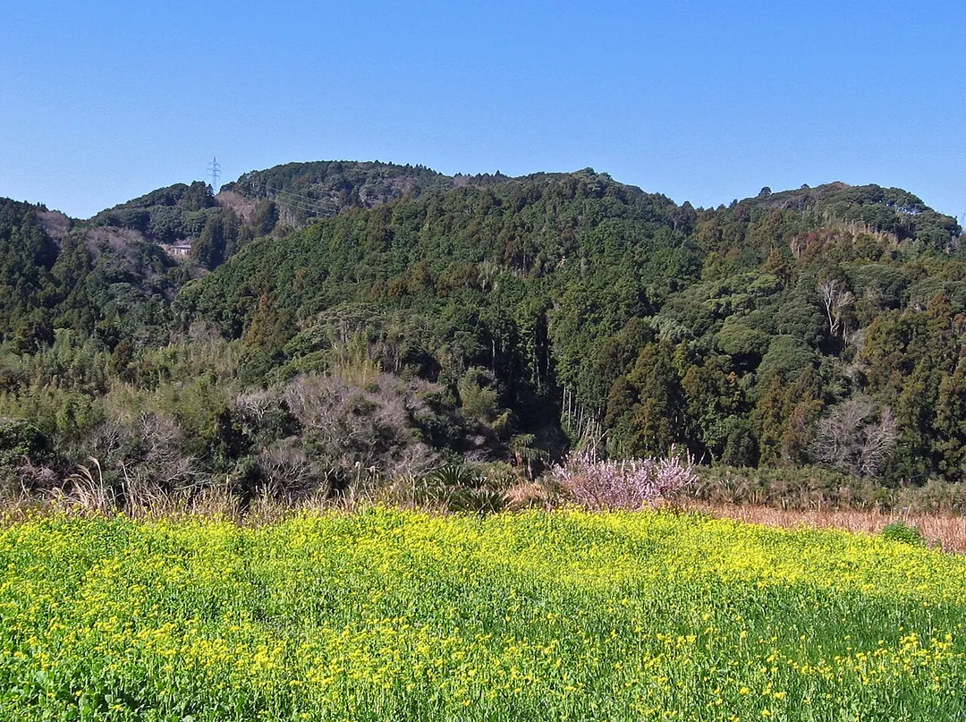 烏場山がある山塊の南部の一部分。したがって烏場山を紹介する画像としては不適。座標は非撮影者による推定。ファイル名を変更する必要あり。