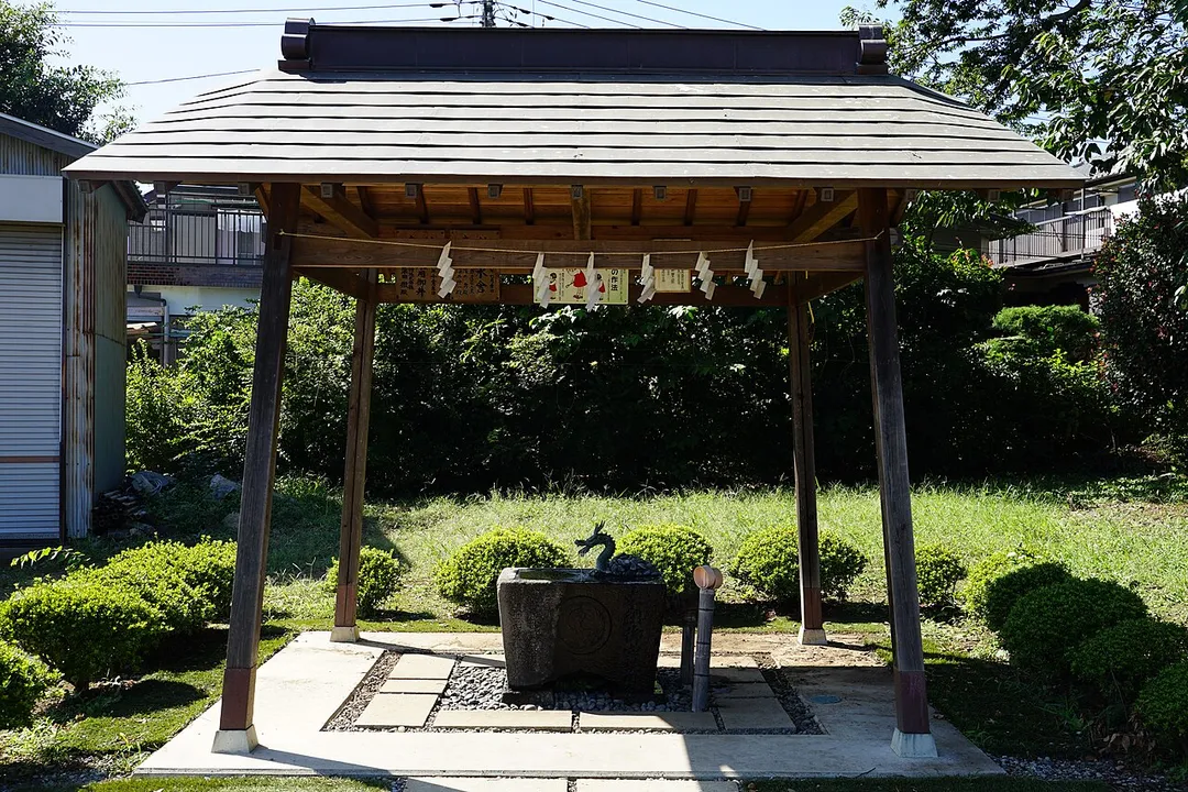 姫宮神社（埼玉県南埼玉群宮代町）手水舎