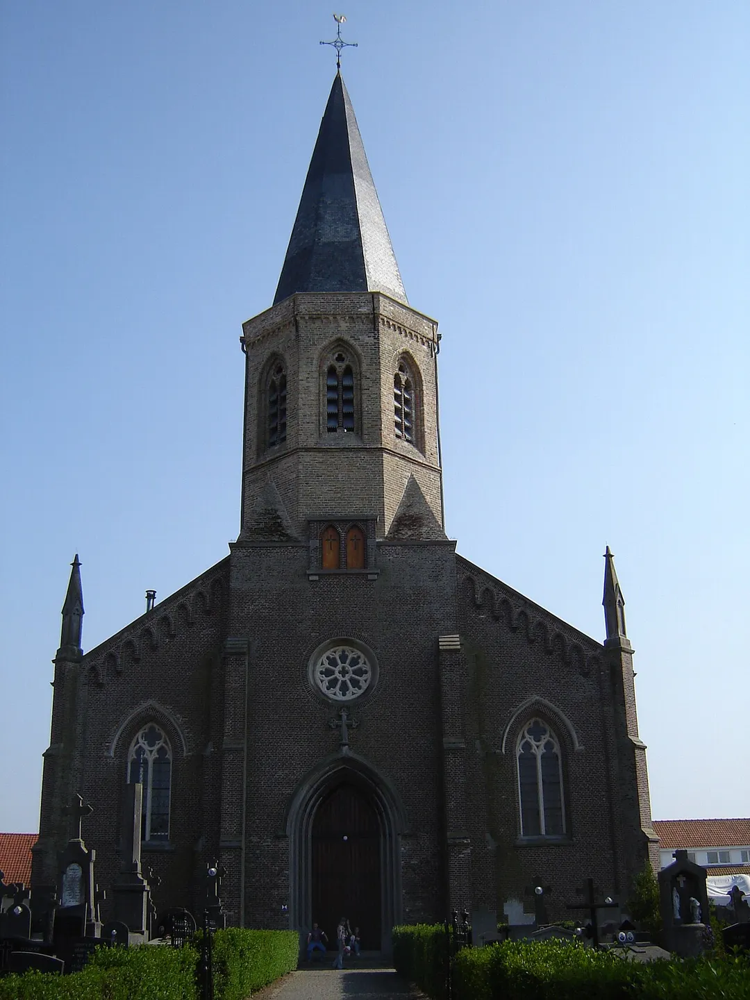 Church of Saint Nicholas in Moere, Gistel, West Flanders, Belgium