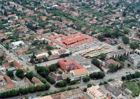 Monor, Hungary, aerialphotography