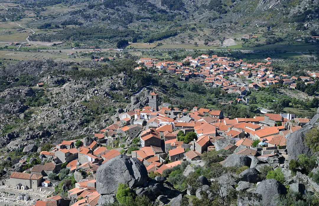 The village of Monsanto, Portugal. View from near the castle