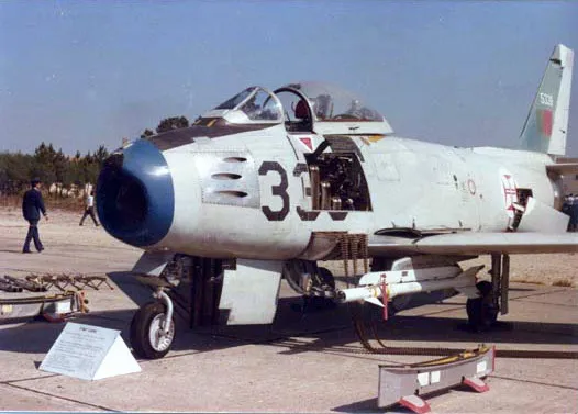 PoAF F-86F Sabre at Monte Real AB