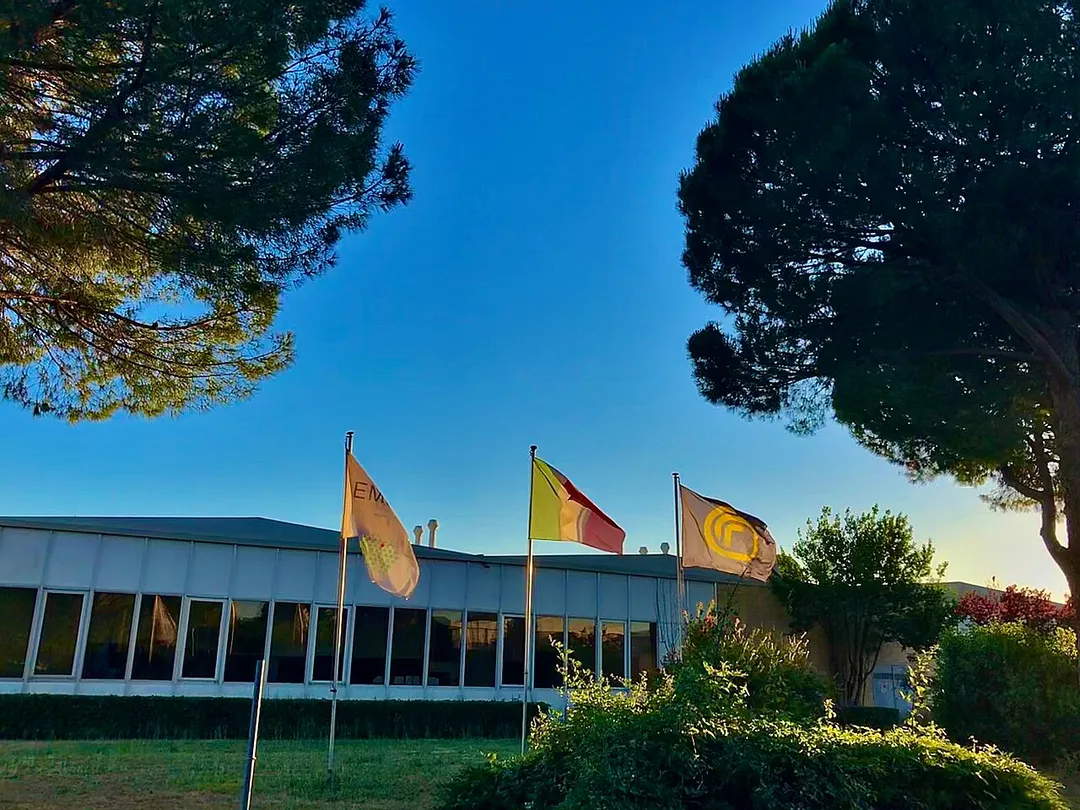 This is the EMBL Rome building, a prestigious institute with research focused on Epigenetics and Neurobiology. It is one of six outstations of the European Molecular Biology Laboratory.
