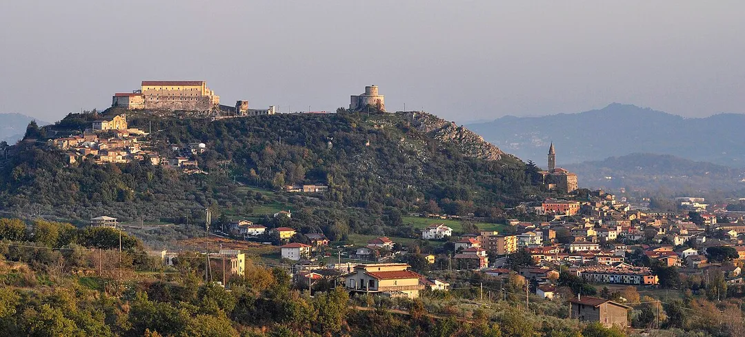 A view of Montesarchio, a comune in the province of Benevento.