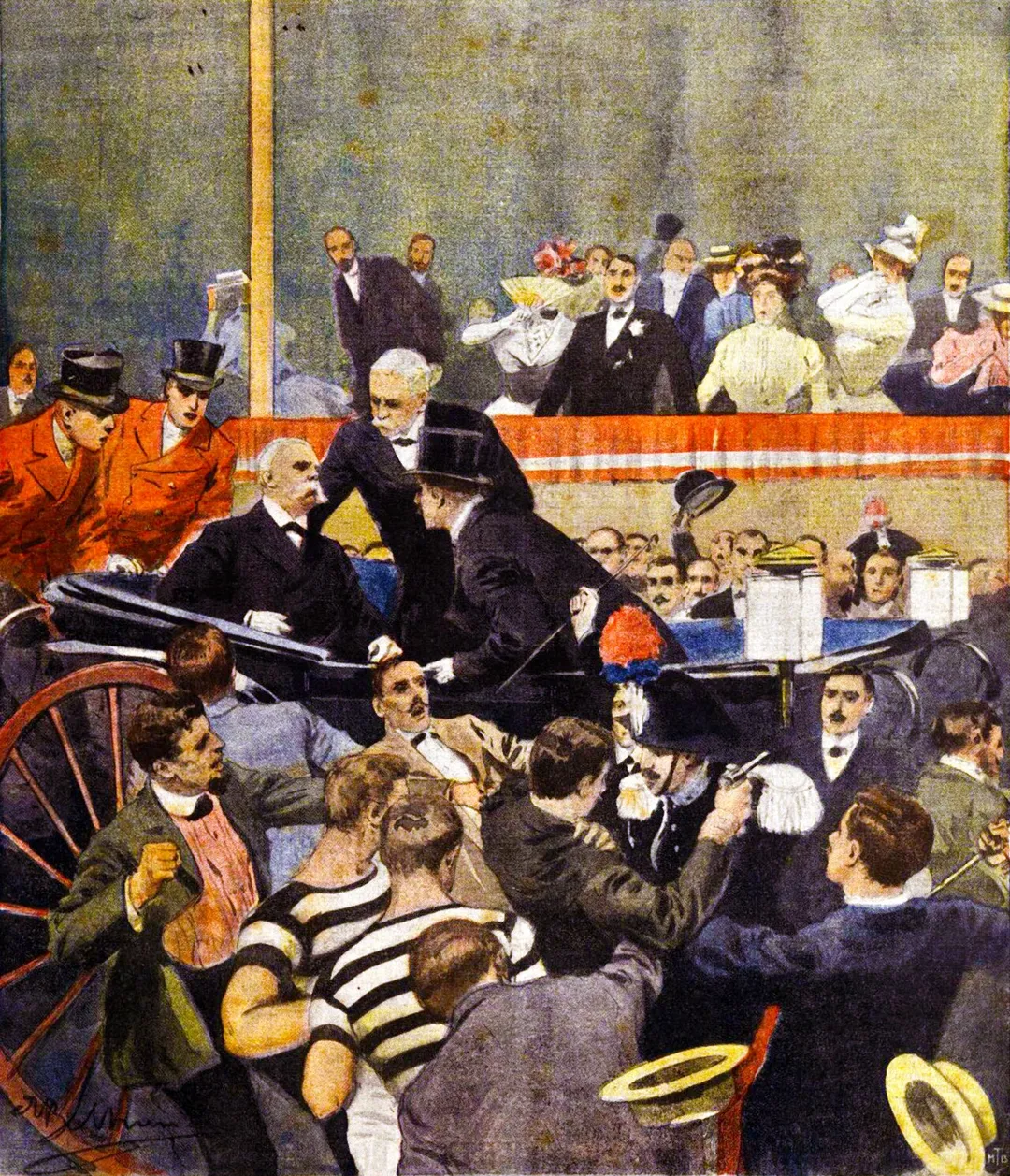 Gaetano Bresci assassinates Umberto I of Italy