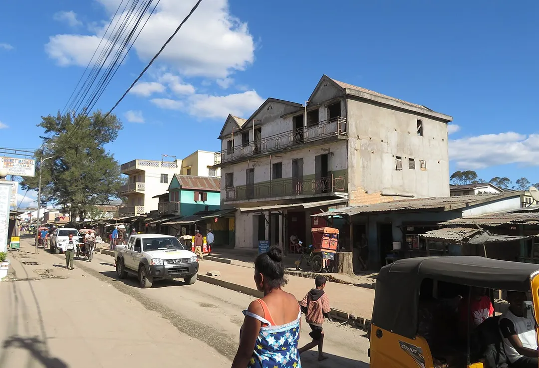 Main Street,  Moramanga, Madagascar